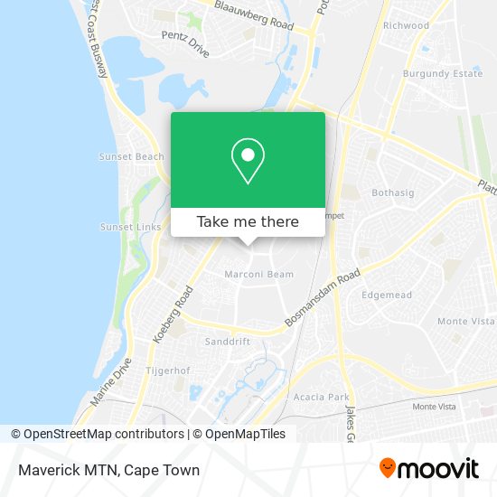 Maverick MTN map