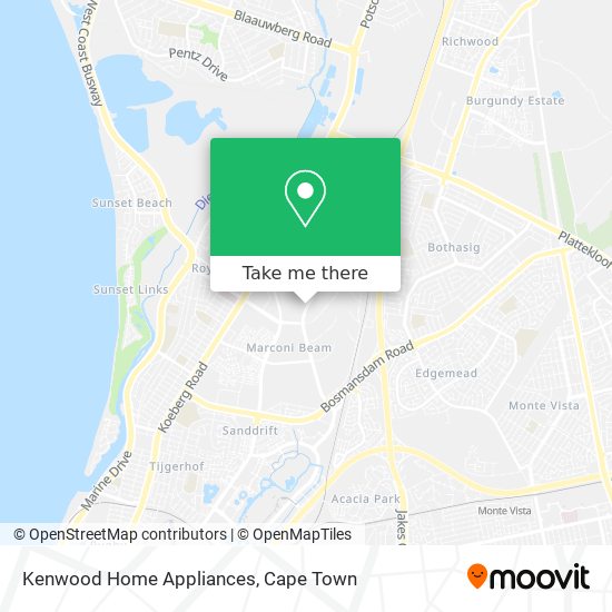 Kenwood Home Appliances map