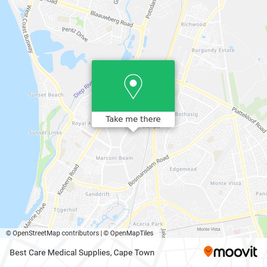 Best Care Medical Supplies map