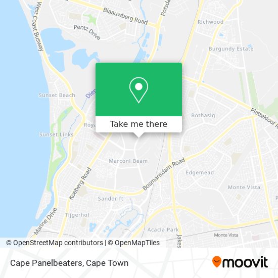 Cape Panelbeaters map