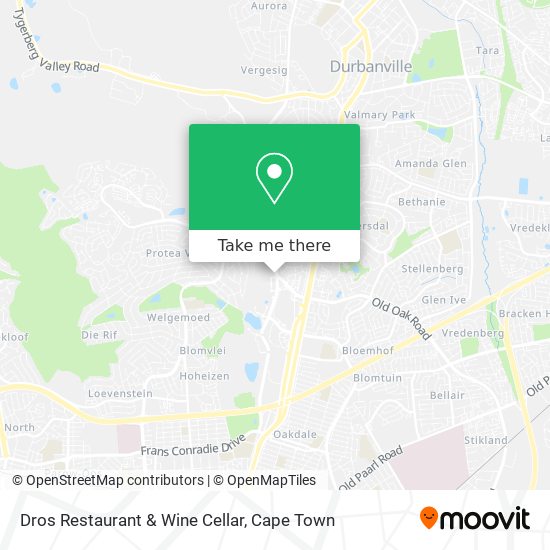 Dros Restaurant & Wine Cellar map