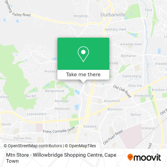Mtn Store - Willowbridge Shopping Centre map