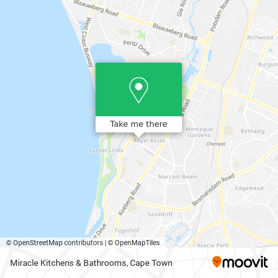 Miracle Kitchens & Bathrooms map