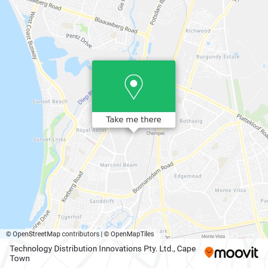 Technology Distribution Innovations Pty. Ltd. map