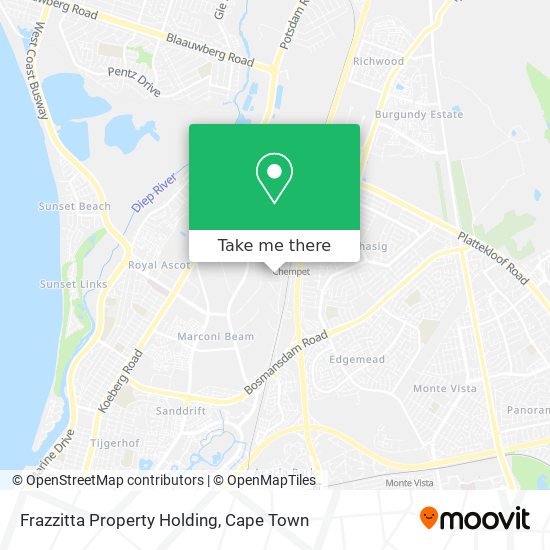 Frazzitta Property Holding map