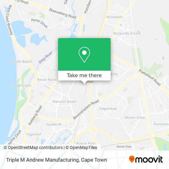 Triple M Andrew Manufacturing map