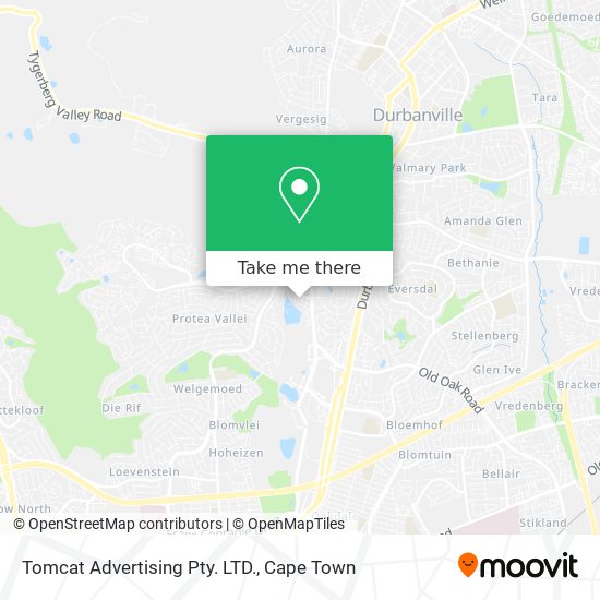 Tomcat Advertising Pty. LTD. map
