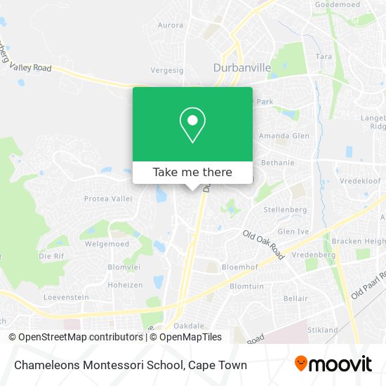 Chameleons Montessori School map