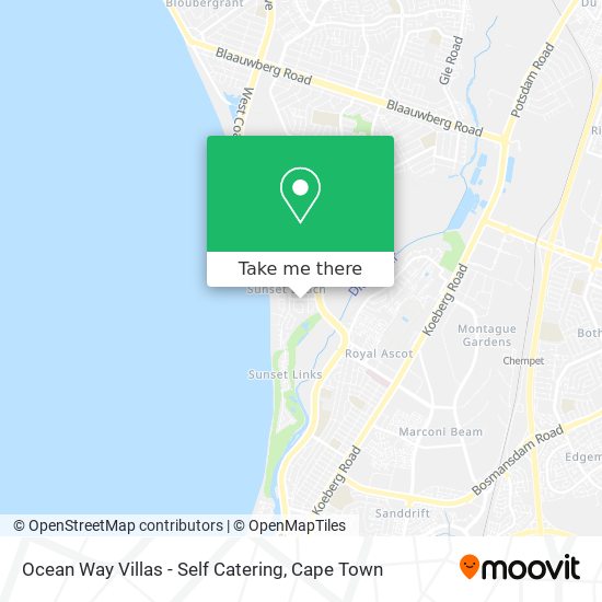 Ocean Way Villas - Self Catering map