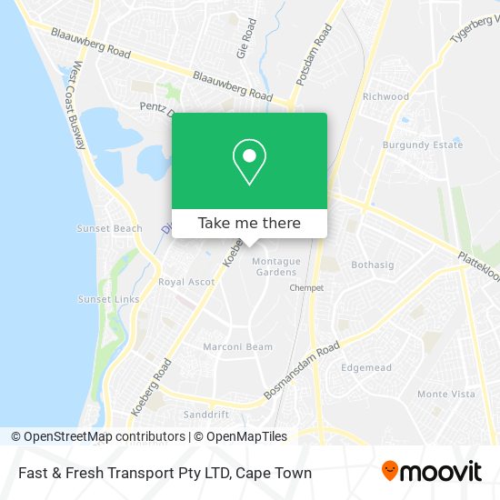 Fast & Fresh Transport Pty LTD map
