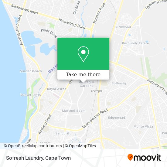 Sofresh Laundry map