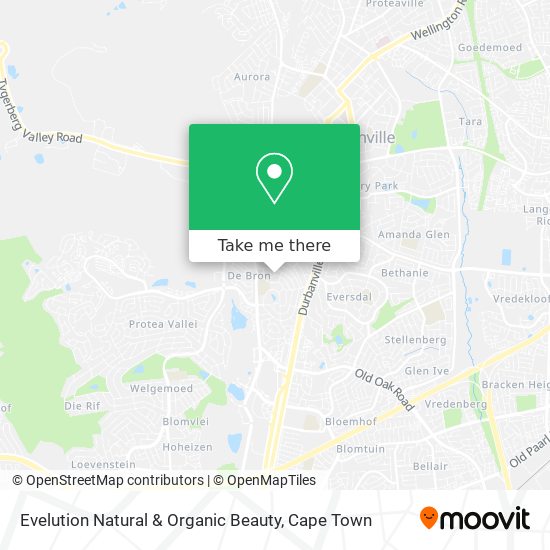 Evelution Natural & Organic Beauty map