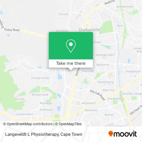 Langeveldt L Physiotherapy map