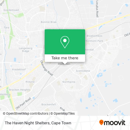 The Haven Night Shelters map