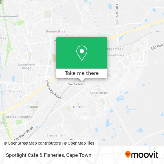 Spotlight Cafe & Fisheries map