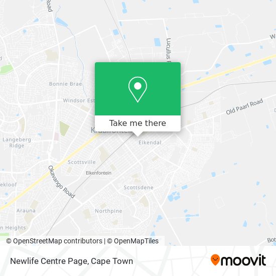 Newlife Centre Page map