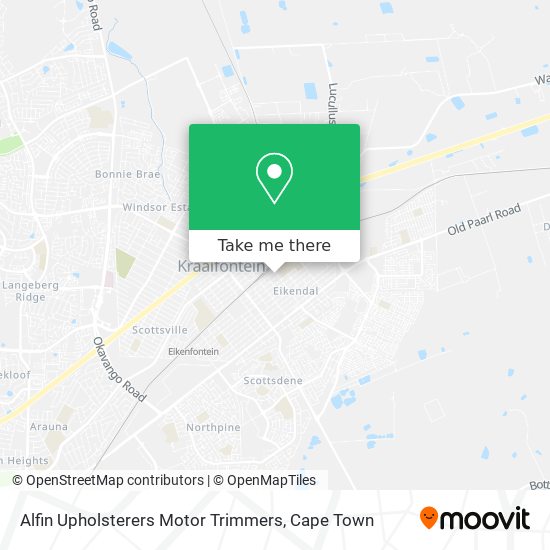 Alfin Upholsterers Motor Trimmers map