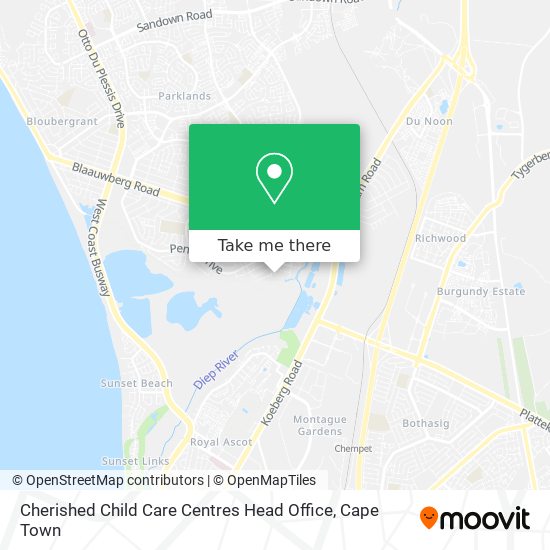 Cherished Child Care Centres Head Office map