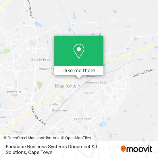 Farscape Business Systems Document & I.T. Solutions map