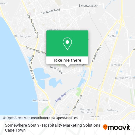 Somewhere South - Hospitality Marketing Solutions map