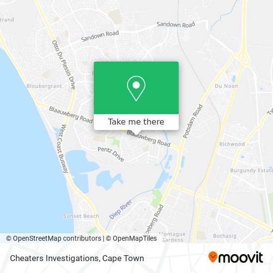 Cheaters Investigations map