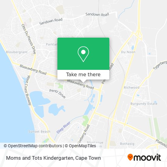 Moms and Tots Kindergarten map