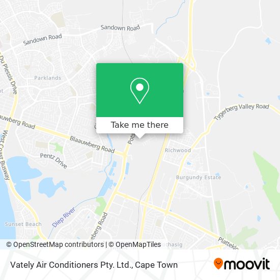 Vately Air Conditioners Pty. Ltd. map