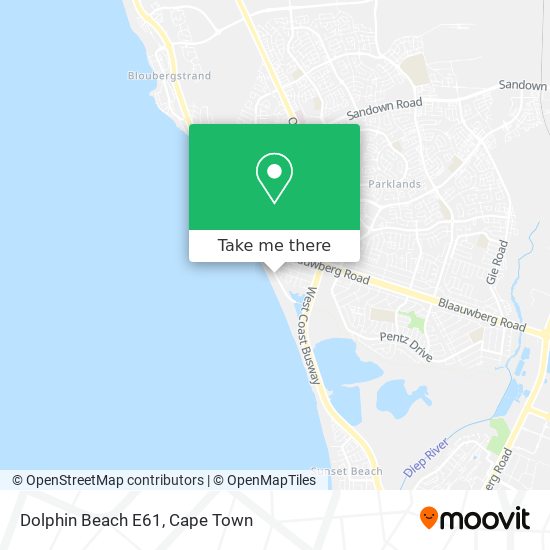 Dolphin Beach E61 map