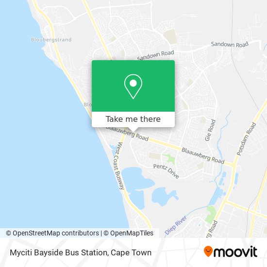 Myciti Bayside Bus Station map