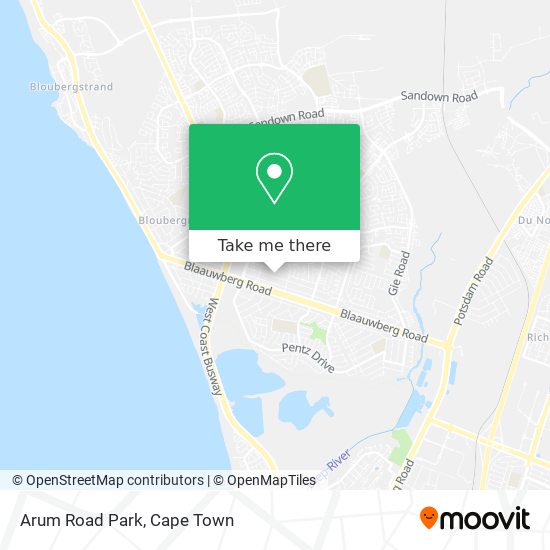 Arum Road Park map