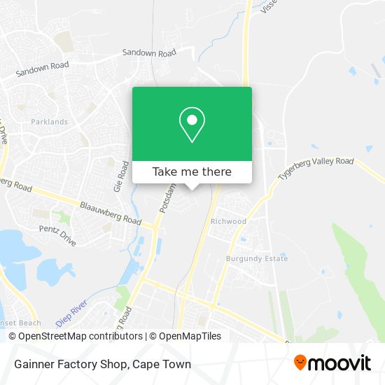 Gainner Factory Shop map