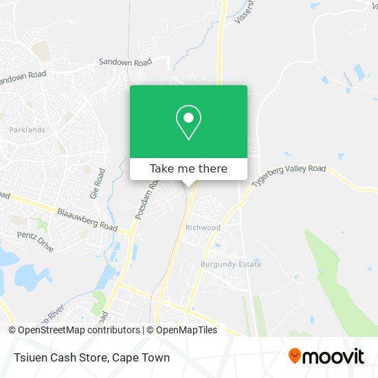 Tsiuen Cash Store map