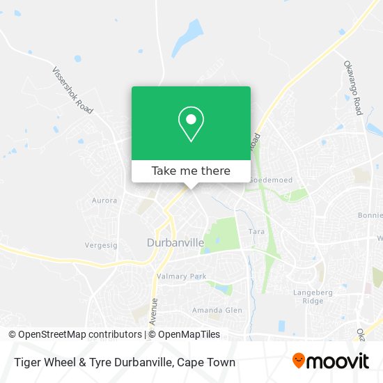 Tiger Wheel & Tyre Durbanville map