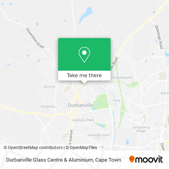 Durbanville Glass Centre & Aluminium map