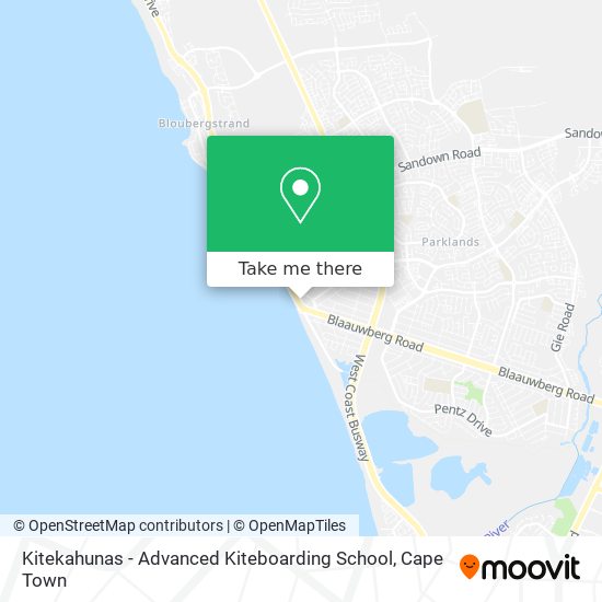 Kitekahunas - Advanced Kiteboarding School map