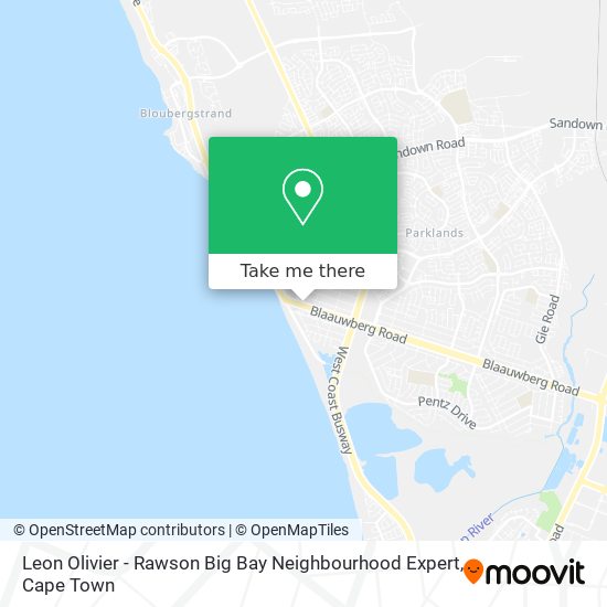 Leon Olivier - Rawson Big Bay Neighbourhood Expert map