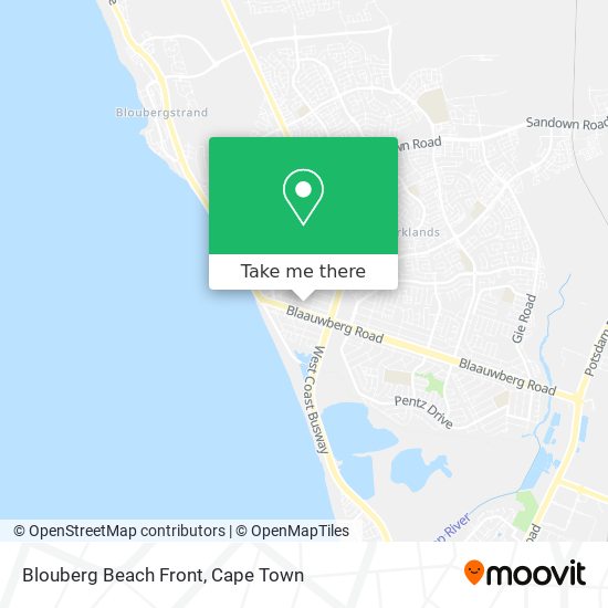 Blouberg Beach Front map