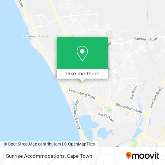 Sunrise Accommodations map
