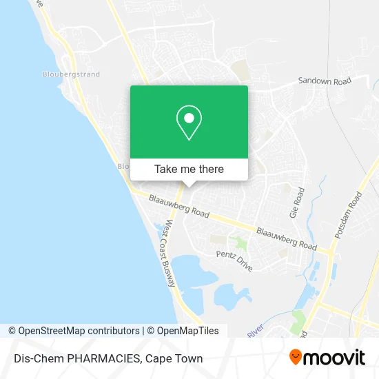 Dis-Chem PHARMACIES map