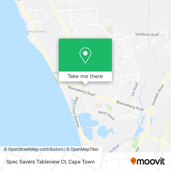 Spec Savers Tableview Ct map