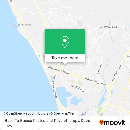Back To Basics Pilates and Physiotherapy map