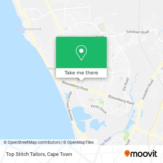 Top Stitch Tailors map