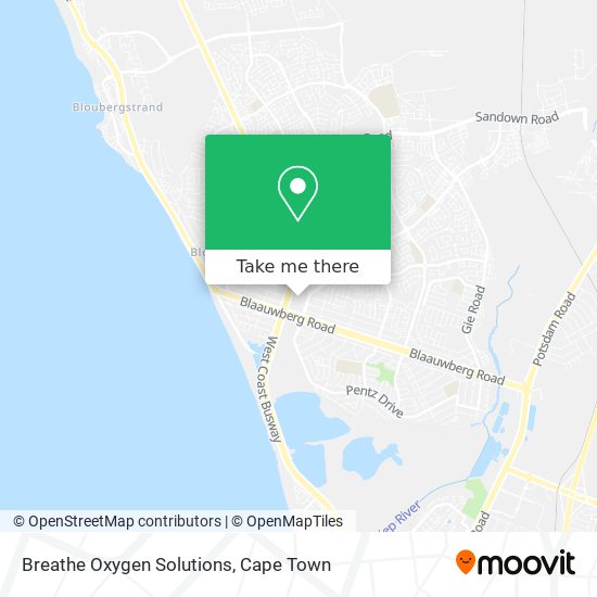 Breathe Oxygen Solutions map
