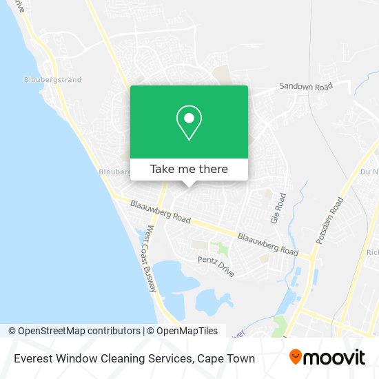 Everest Window Cleaning Services map