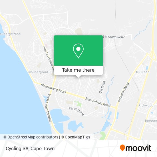 Cycling SA map