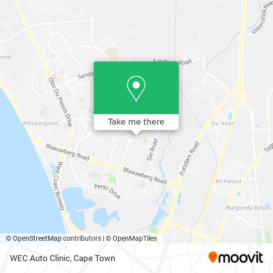 WEC Auto Clinic map