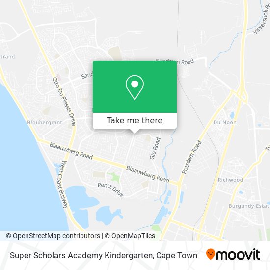 Super Scholars Academy Kindergarten map