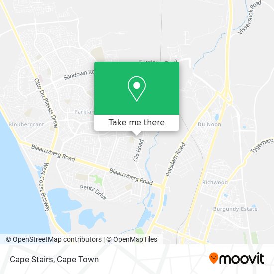 Cape Stairs map