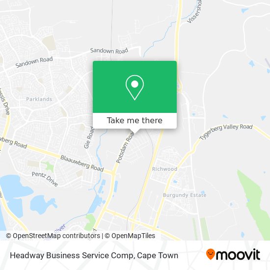 Headway Business Service Comp map