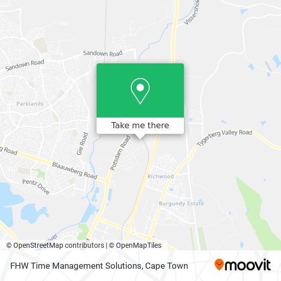 FHW Time Management Solutions map